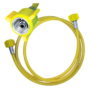 Mangueira Extensão Nylon Trançado Ar Comprimido 2 Metros